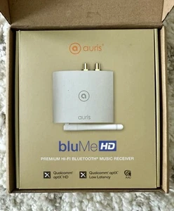 Auris Blume HD Long Range Bluetooth 5.0 Music Receiver Hi-Fi Audio Adapter BLACK - Photo 1/1
