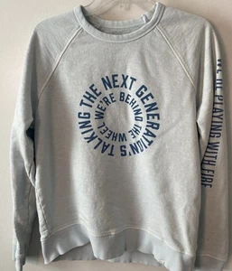 Outerknown Crowded House Sweatshirt Sz M Blue Next Generation Casual Pullover - Picture 1 of 10