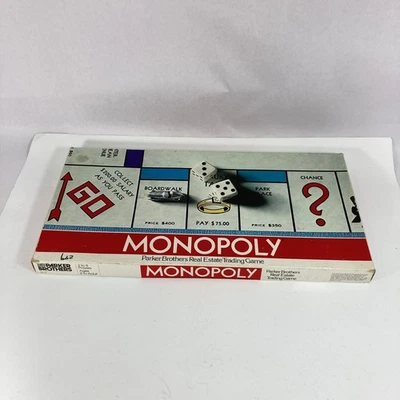 Juego de mesa Parker Brothers Monopoly 1961 vintage n.º 9 piezas faltantes Foto 1 de 4