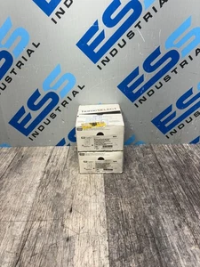 (LOT OF 2) HUBBEL NYLON WALLPLATE 25 QTY ONE GANG ONE DUPLEX RECEPT BROWN NP8 - Picture 1 of 4