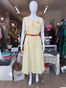 1960s Pastel Yellow Dress - Picture 1 of 4