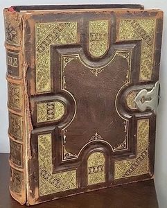 1882 Holman Holy Bible Family Dictionary References Old New Testament Victorian - Picture 1 of 15