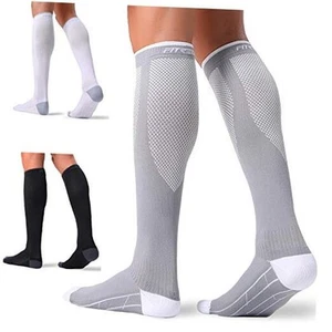 3 Pairs Compression Socks for Women and Men 20-30mmHg-Circulation Support - Picture 1 of 7