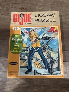 Vintage 1965 GI JOE Jigsaw Puzzle 150 Pieces 14” x 18” Navy Ship Sailor Hasbro - Picture 1 of 7
