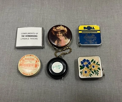 Винтажные измерительные ленты - лот из 6 - смешанный лот - Изображение 1 из 4