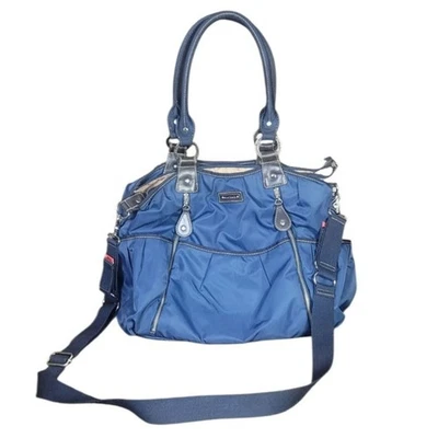 Bolsa de pañales Storksac "Olivia" azul marino Foto 1 de 4