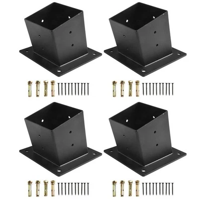 Soportes de pérgola de techo inclinados para uso en exteriores herrajes para estructuras de 4x4 pulgadas Foto 1 de 4