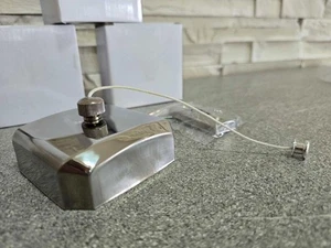 5 x flexible Wäscheleine 2,5m ausziehbar Edelstahl Gehäuse eckig Seil Leine - Bild 1 von 6