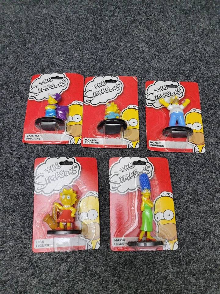 Simpsons Familie Figuren Set Bartman Maggie Homer Lisa Marge Sammlerstück - Bild 1 von 4
