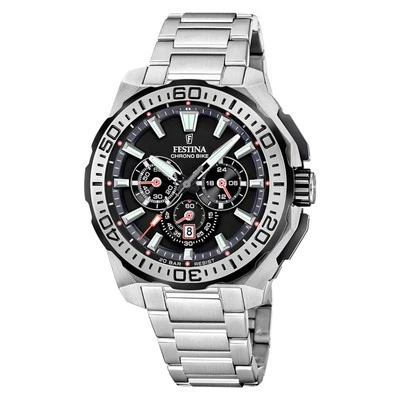 Watch Festina F20724/7 CHRONO BIKE Man 46mm Stainless steel - Image 1 of 3