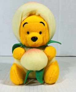 Disney Winnie The Pooh Peach Pooh Stuffed Disney Toy Used - Picture 1 of 11
