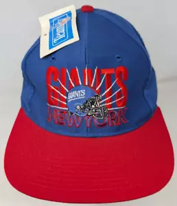Vintage New York Giants Snapback Mütze Baseball Cap Big Logo Spellout 90s NEU - Bild 1 von 7