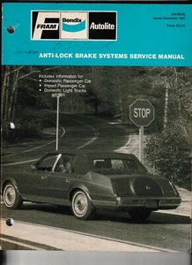 Manual de servicio de sistemas de frenos antibloqueo 1988 - Imagen 1 de 1