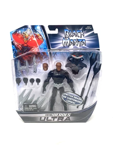 Mattel DC Total Heroes Black Manta SEALED Action Figure (T10) Cover