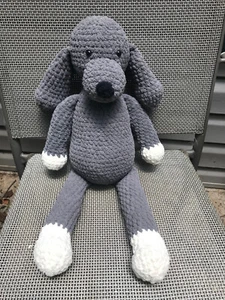 Woofles der Hund - Häkeltier Plüschtier/Amigarumi - Bild 1 von 9
