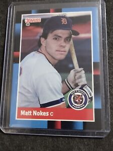 1988 Donruss Matt Nokes Detroit Tigers #152