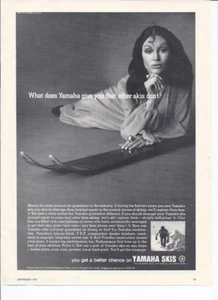 1970 Yamaha Ski Ad - Imagen 1 de 1