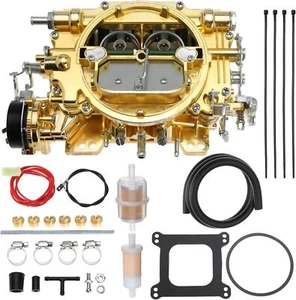 replace1406 Carburetor 600 CFM 4Barrel with Electric Choke Air Valve Secondary - Foto 1 di 6