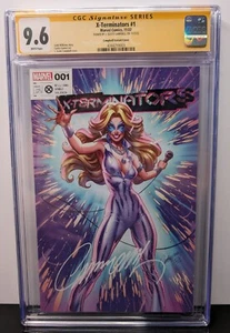 X Terminators 1 CGC 9.6 SS J Scott Campbell variante Dazzler NYCC - Imagen 1 de 2