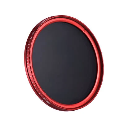 FOTGA 58mm Slim  Fader Variable Filter Neutral Density ND2 to ND400 Red N7H7 - Image 1 of 4
