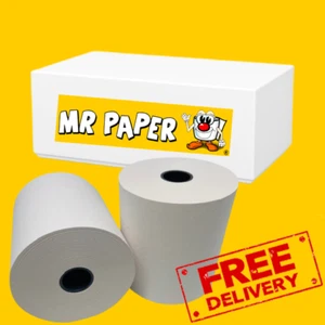 1 Ply - 76mm Kitchen Printer Paper Rolls White (Box of 20 Rolls) - Picture 1 of 2