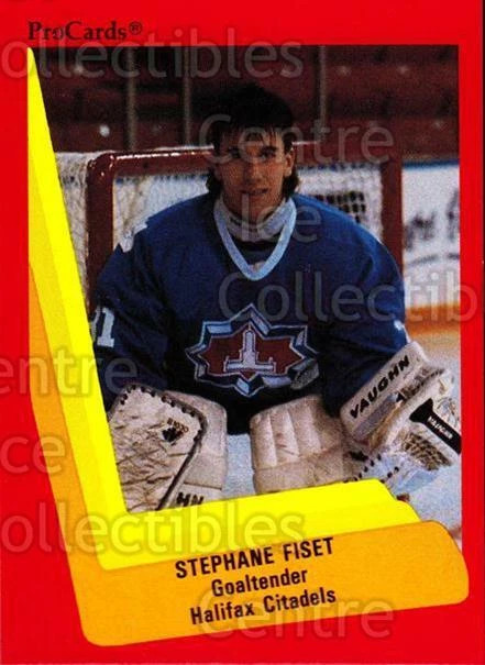 1990-91 ProCards AHL IHL #466 Stephane Fiset - Image 1 of 1