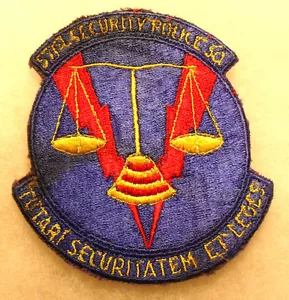 NAM ERA AF 551st (PROVISIONAL UNIT SECURITY POLICE SQUADRON) 4 1/4" TALL CE - Bild 1 von 2