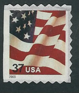 Scott #3637...37 Cent...Flag...2 Stamps - Picture 1 of 1