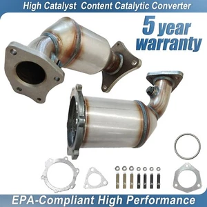 2X For 2004-2008 Nissan Maxima 3.5L Catalytic Converter Exhaust Pipe left right - Picture 1 of 12