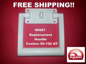 NEW # 9587 GENUINE 90-100 QT IGLOO COOLER REPAIR PARTS REPLACEMENT HANDLE #IGL - Picture 1 of 2