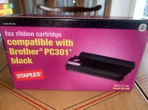 Brother PC301 Faxband Patrone schwarz Toner SFB-45C Heftklammern #481948 neu Z466 - Bild 1 von 5
