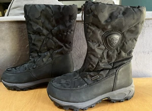 Pajar Tacita Gr. 5-5,5 US 36 EU wasserdicht warm Schnee Winterstiefel schwarz Camouflage - Bild 1 von 9