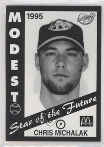 1995 Team Issue Modesto A's Chris Michalak
