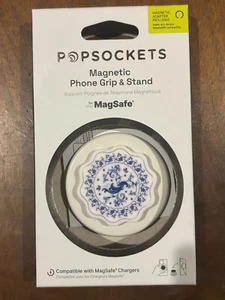 MagSafe Popsocket Peacock Blue Saucer iphone grip magnetic adapter free shipping - Zdjęcie 1 z 1