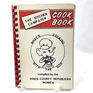 Vtg 1978 Hinds County Republican Women Cookbook Jackson Mississippi Spiral Bound - Picture 1 of 8