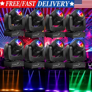UKing LED Moving Head Lights RGBW DMX Beam Light DJ Disco Party Club Stage Lighs - Picture 1 of 13