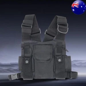 Radio Harness Chest Front Pack Lightweight for Baofeng UV-5R UV-82 BF-888S - Zdjęcie 1 z 12