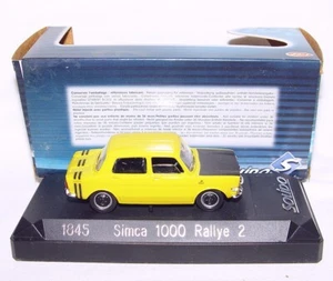 Solido France Yesterday Series 1:43 SIMCA 1000 RALLYE 2 RACING CAR Green MIB`91  - Picture 1 of 5