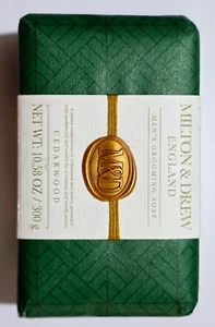 Milton & Drew ~ Cedarwood Bar Soap For Men 10.58 oz Each - Picture 1 of 2