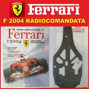 DeAGOSTINI FERRARI KYOSHO F2004 1/8 PIANALE 04003 KIT NR.3 CON FASCICOLO  - Bild 1 von 1
