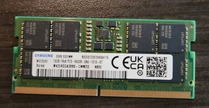 Samsung 16GB PC5-38400 DDR5 4800 MHz SODIMM Laptop Memory RAM (M425R2GA3BB0-CQK) - Picture 1 of 1