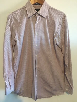 CAMISA SOCIAL SARAR SLIM FIT BOTÃO PARA BAIXO VERMELHA MASCULINA TAMANHO 15.5 34/35 - Imagem 1 de 4