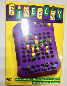 JUEGO DE ESTRATEGIA FIVEPLAY CINCO EN FILA JUEGOS UNIVERSITARIOS 1992 - Imagen 1 de 4