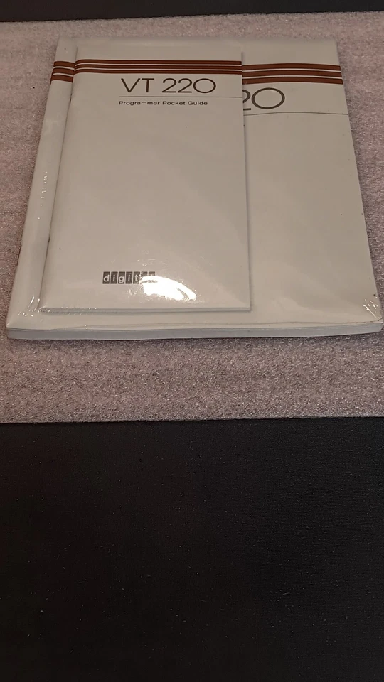 Vintage DEC Digital VT220 Terminal User Guide and Programmer Pocket Guide - NEW - Image 1 of 4