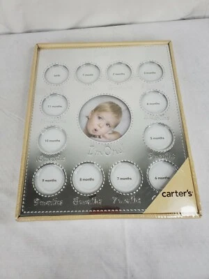 Carter's My First Year "I'm One!" picture frame, holds 13 photos Brand New! - Image 1 of 2