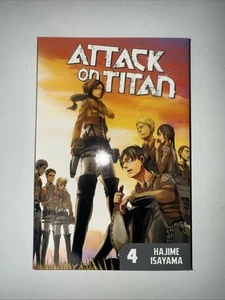 Attack on Titan 4 Paperback Hajime Isayama - Picture 1 of 2