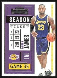 2020-21 Panini Contenders Game Ticket LeBron James #81 Los Angeles Lakers - Bild 1 von 2