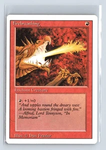 (4x) FIREBREATHING – MTG Magic the Gathering Card – Revised – Common - Picture 1 of 6