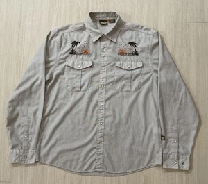 Howler Bros 2014 ‘Paradise’ Gaucho Snapshirt Medium Surf Western Austin Texas - Picture 1 of 7