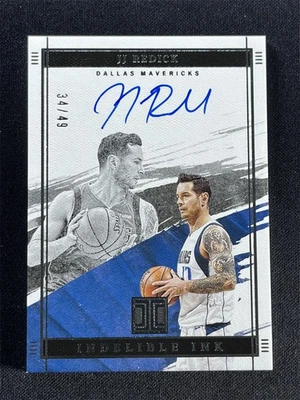 2021-22 Panini Impeccable Jj Redick #ID-JJR Indelible Ink Autographs Auto /49 - Image 1 of 2